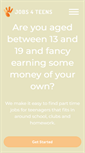 Mobile Screenshot of jobs4teens.co.uk